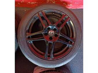 ALU disky VW 5x110 R17 s letními pneu 225/45 R17 - 2