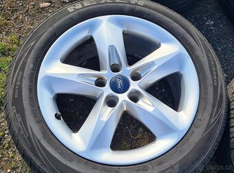 Letní orig. alu Ford Mondeo, Focus 5x108, 205/55R16, 7mm - 2