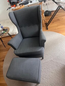 Křeslo Ušák IKEA Strandmon - 2