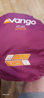 Dětský spacák Vango Atlas Junior fialový - 2