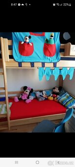 Dvoupatrová postel z masivu Domestav - 2