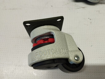 Nová zátěžová otočná kolečka s nivelací - sada 4ks - 2