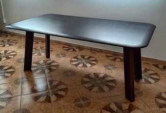 dřevěný jídelní stůl 100x180cm - 2