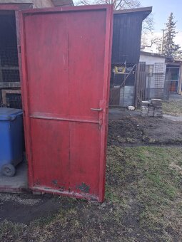 Prodám plechové dveře - 2