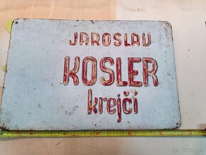 Plechová retro cedule - 2