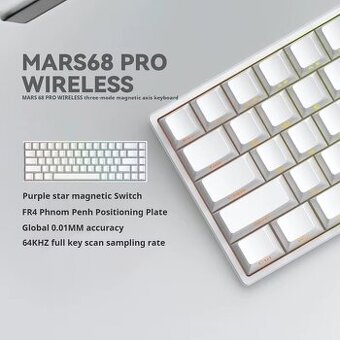 IROK Mars68 PRO 3 mode - hall effect - 2