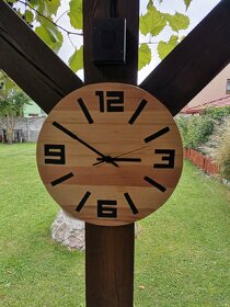 Dřevěné hodiny - 2