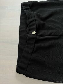 Nové černé kalhoty 78 vel L - 2