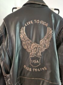 pánská kožená bunda, Zn: Live to Ride - 2