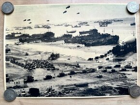 Plakát vylodění v Normandii + bombardér - RETROEDICE - 2