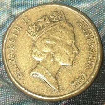 Australská mince 2 dolary – rok 1988 (1. rok ražby) - 2