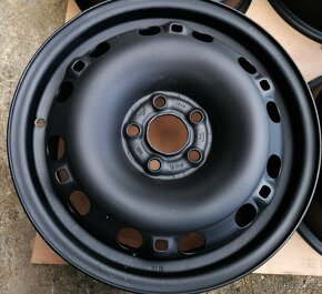 Plechové disky 15" 5X100 J6.0 ET43 Škoda VW,Seat Audi - 2