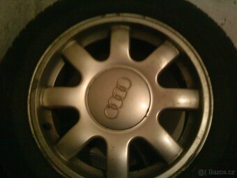 Prodám ALU kola 5/112 r 15 ET45 pneu 205/60 - 2