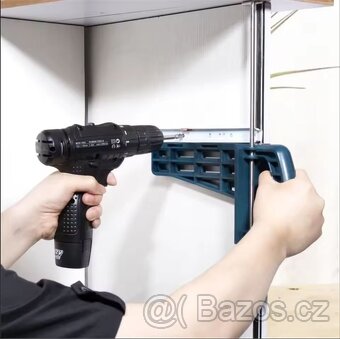 Magnetický přípravek pro vrtání pojezdů šuplíků do skříněk - 2