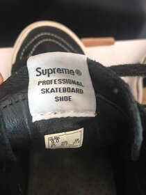 Boty - Supreme X Vans blood and semen sk8-hi - 2