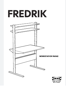 Pracovní stůl IKEA FREDRIK (92x62) - 2