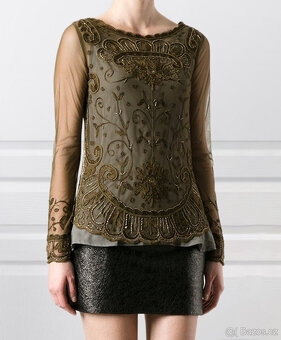 Luxusní vyšívaný top 3v1 S / 36 / 8·Nový ·Twin Set - 2