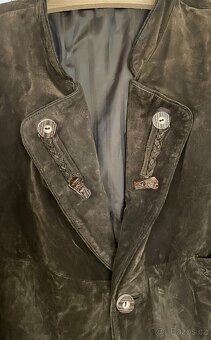 Pánská kožená bunda v selském stylu vel. XXXL - 2