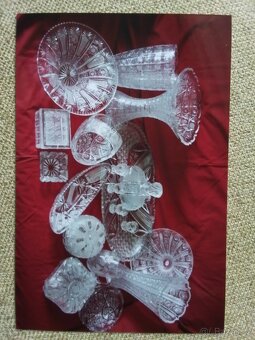 Broušené  sklo 20 ta a 70ta léta - 2