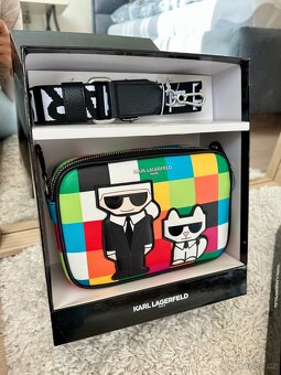KOSTIČKOVÁ CROSSBODY KABELKA KARL LAGERFELD - 2