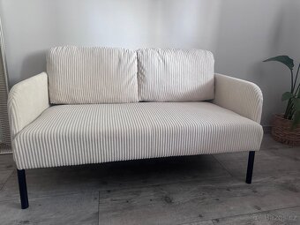 Based Dvoumístná pohovka MIAMI, béžový manšestr - 2