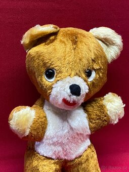staré hračky plyšový medvěd retro hračka medvídek plyšák - 2
