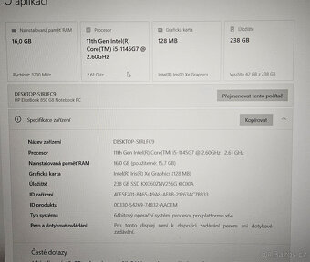 HP EliteBook 850 G8 - i5 16GB RAM SSD250GB - 2