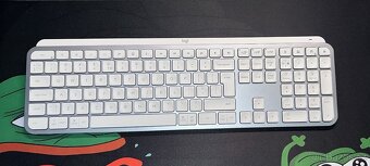 Predám klávesnicu Logitech MX Keys S Mac, biela, ENG-intl. - 2
