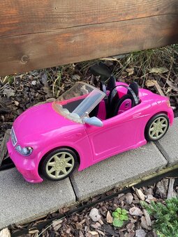Barbie auto kabriolet růžová Mattel - 2