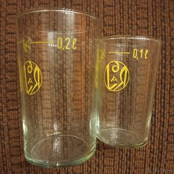 Retro sklenky nepoužité - 2