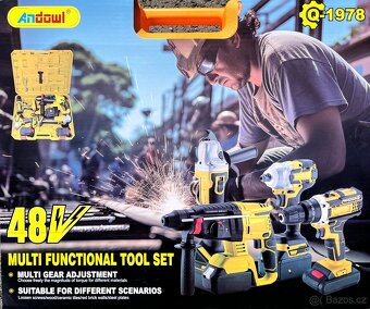 Nová sada aku nářadí - 2