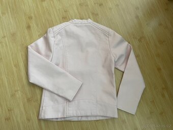 Koženková bunda "křivák" - vel. 134 - 2