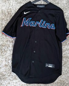 MLB Nike Miami Marlins Black Jersey M - 2