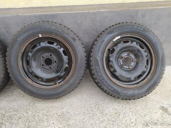 4 x Zimní pneu na ráfcích na Škoda, Vw, Seat 185/60 R14 82T - 2