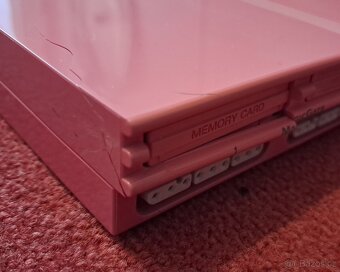 Playstation 2 pink - růžový + hry - 2