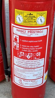 Hasící přístroje - práškové 6 kg, s revizí - 2