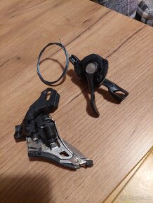 Přesmykač Shimano SLX a řadící páčka XT - 2