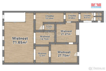 Pronájem obchodu, 183 m², Přeštice, ul. Masarykovo nám. - 2