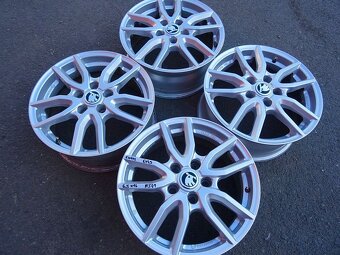 Alu disky na VW, Škoda 16", 5x112, ET 43, šíře 6,5J - 2