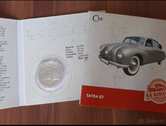 Stříbrná mince Tatra 87 - 2