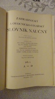 Zahradnický a ovocnicko-vinařský slovník naučný (3 díly) - 2