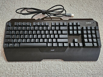 Mechanická klávesnice Niceboy ORYX K600, červené spínače - 2
