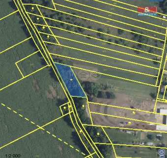 Prodej zahrady, 842 m², Oleksovice - 2