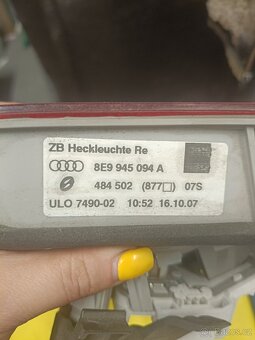 Zadní světla na Audi A4 - 2