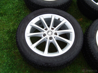 4 XZIMNÍ HLINÍKOVÁ KOLA ŠKODA KAROQ,OCTAVIA IV 215/55 R17 - 2
