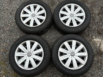 Zimní plechové disky VW 5x112 6,5J ET41 215/60 R16 - 2