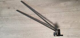 Otočný věšák na ručníky - 2 tyče - 2