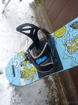 Prodám snowboard set BURTON 110cm - 2
