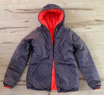 Oboustranná zimní bunda M-L - 2