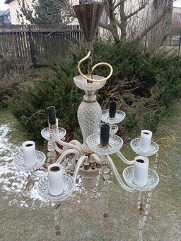 Skleněný lustr s ověsyNeuplny - 2